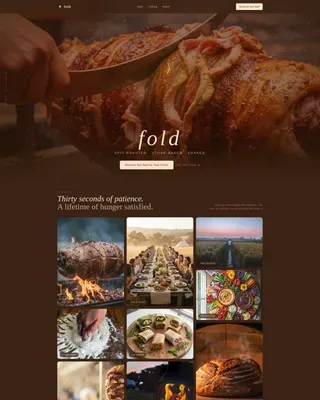 Agrarian Shawarma Event Landing Page Template