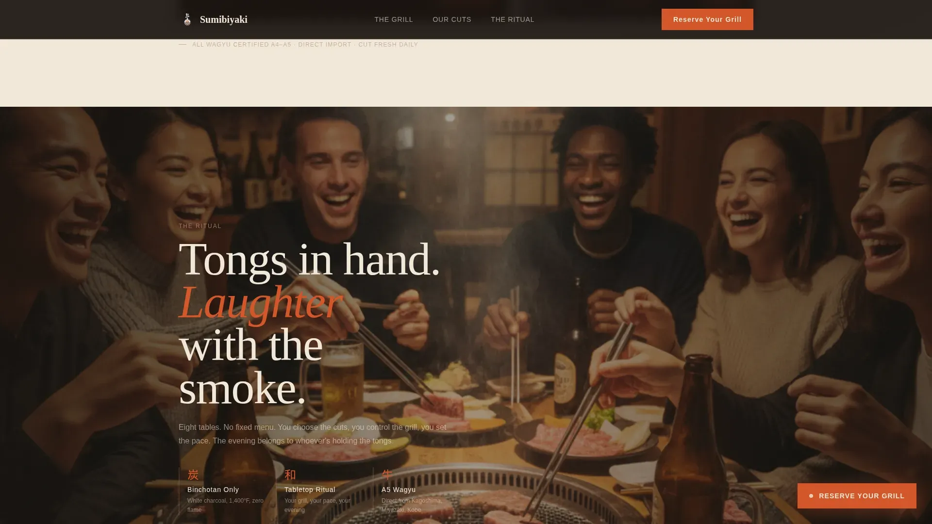 Regional & Specialty Restaurant Appointment Booking Website Template