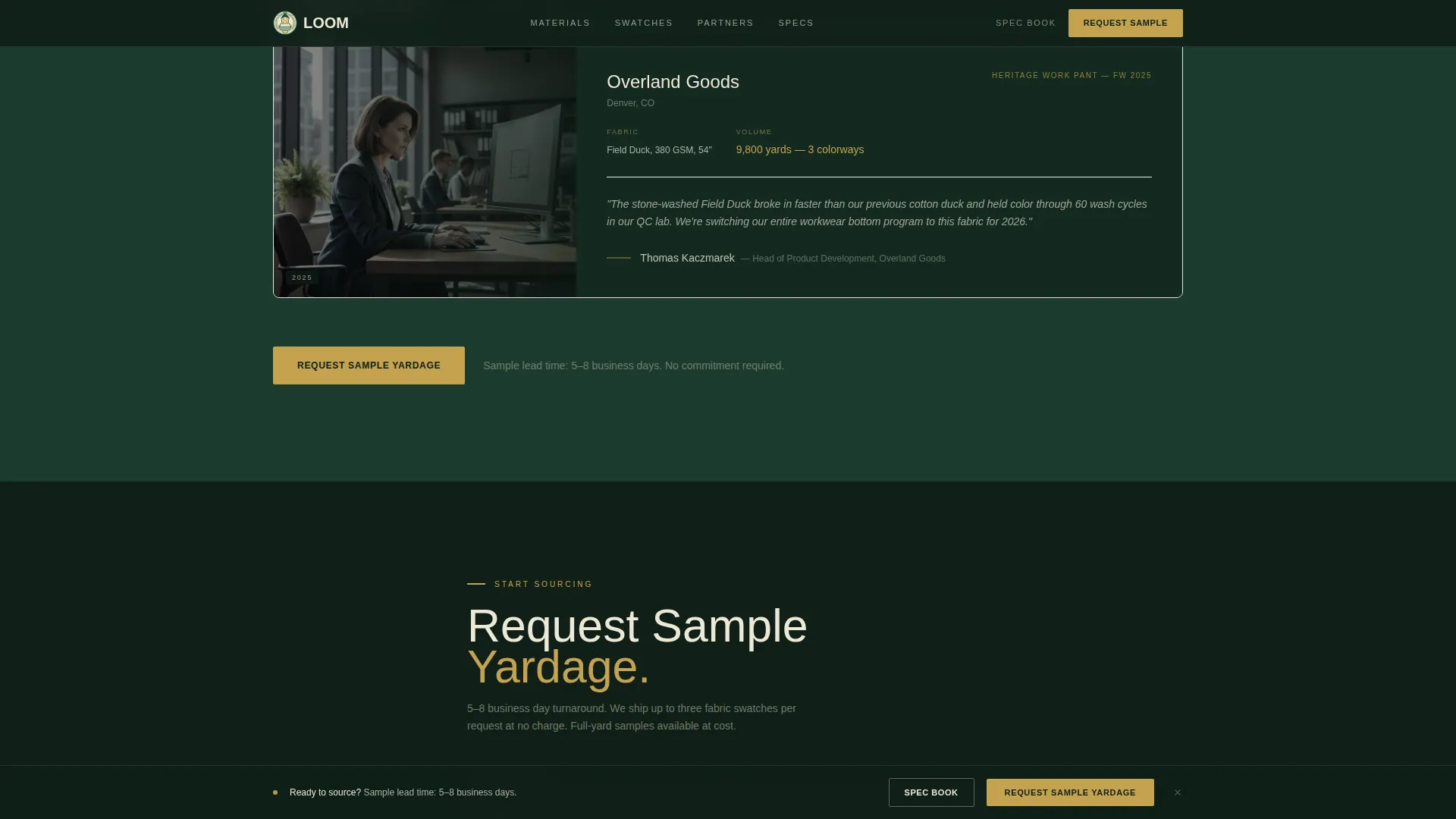 Cannabis Industry Services Portfolio & Case Study Website Template