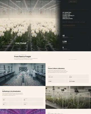 Specialty Farming Specialist Professional Website Template