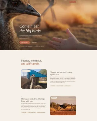 Livestock & Animal Husbandry Booking Website Template
