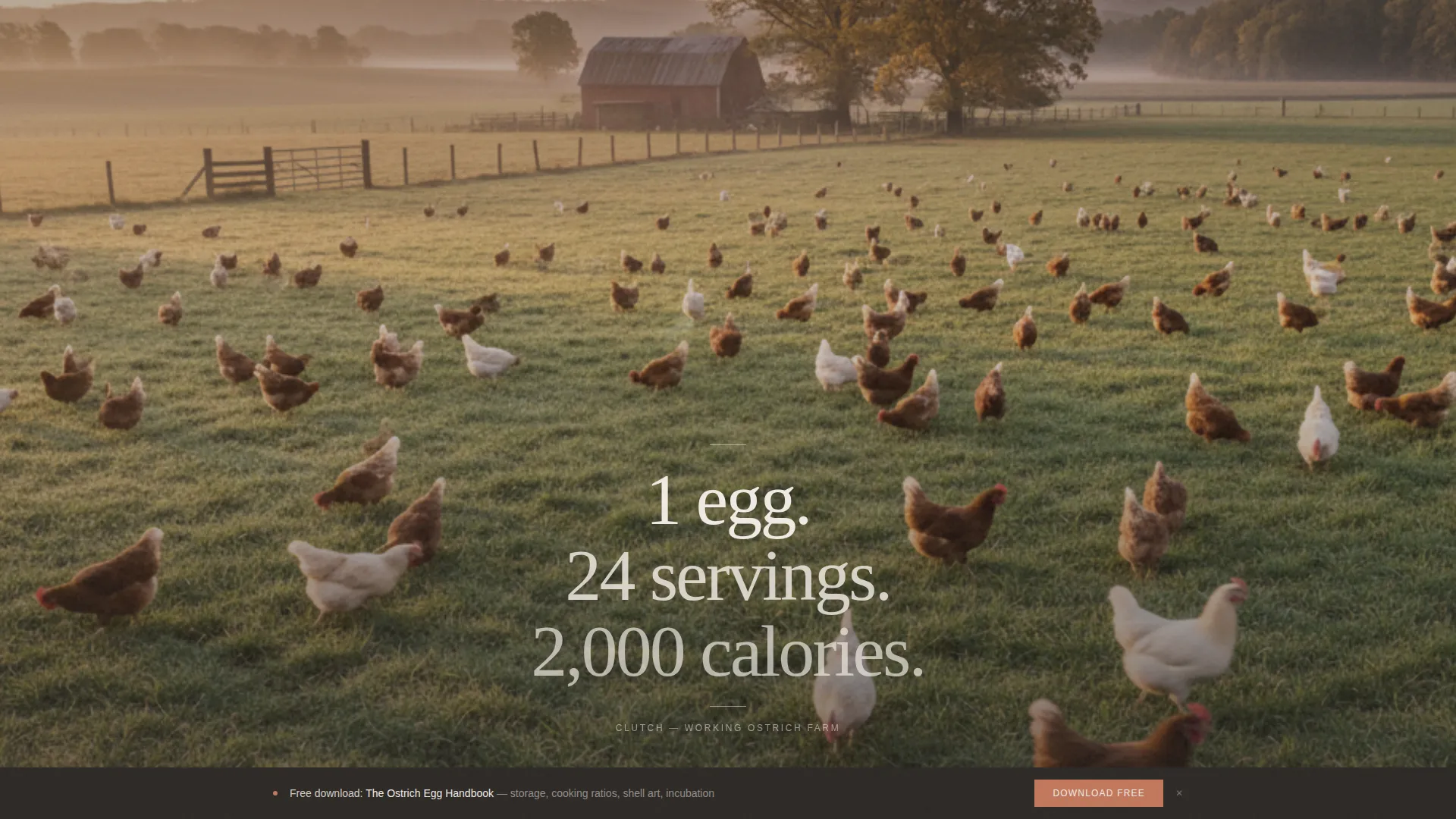 Specialty Farming Professional Website Template