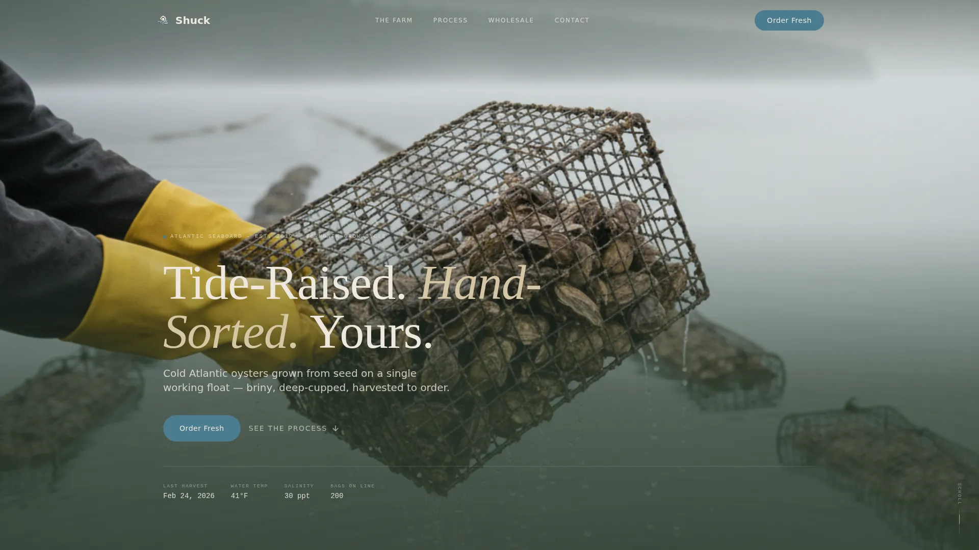 Fishery & Aquaculture Professional Website Template