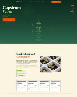 Fruit & Vegetable Farming Professional Website Template