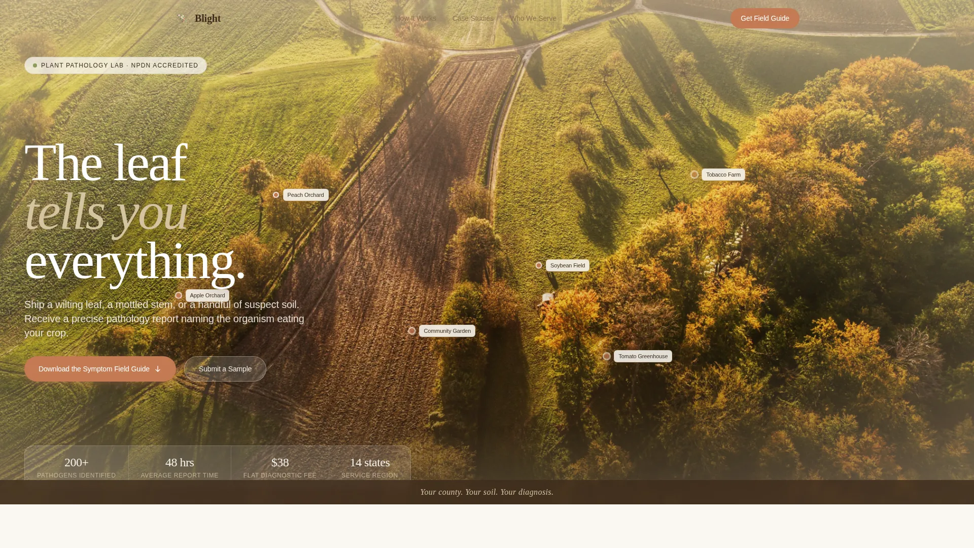 Pest & Crop Protection Portfolio Website Template