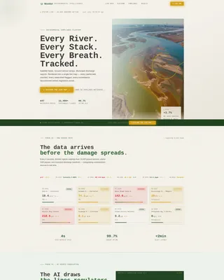 Climate & Environmental Monitoring Privacy Policy Website Template