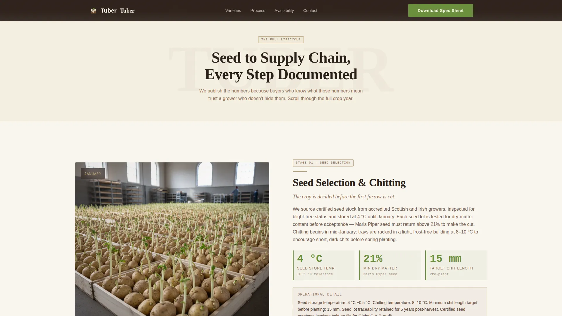 Fruit & Vegetable Farming Advanced Professional Website Template