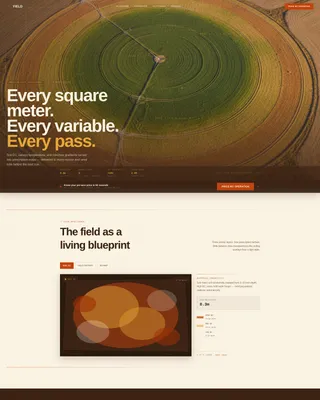 Precision Agriculture Landing Page Template