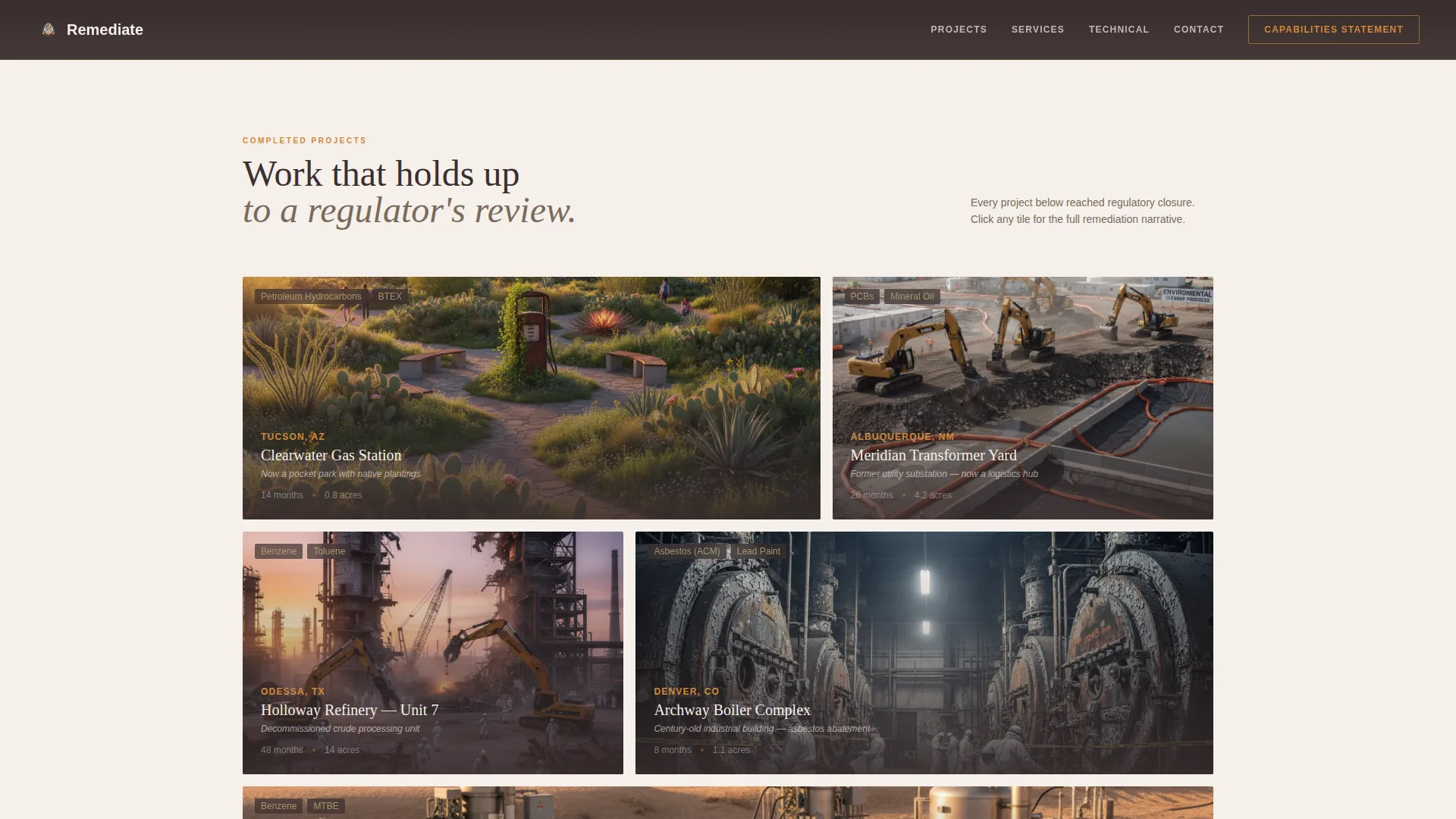 Environmental Consulting Professional Website Template