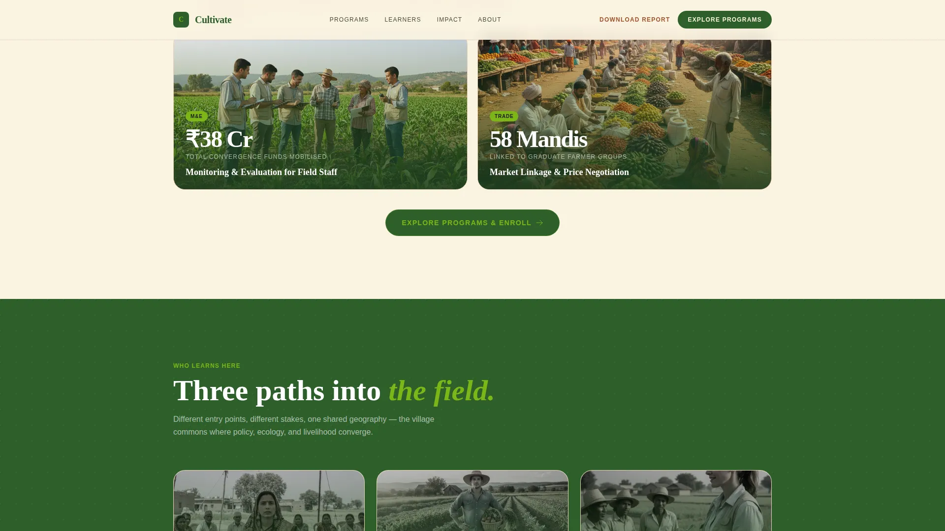 Agricultural Education & Extension Education Website Template