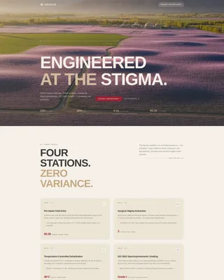 Spice & Herb Farm Specialist Professional Website Template