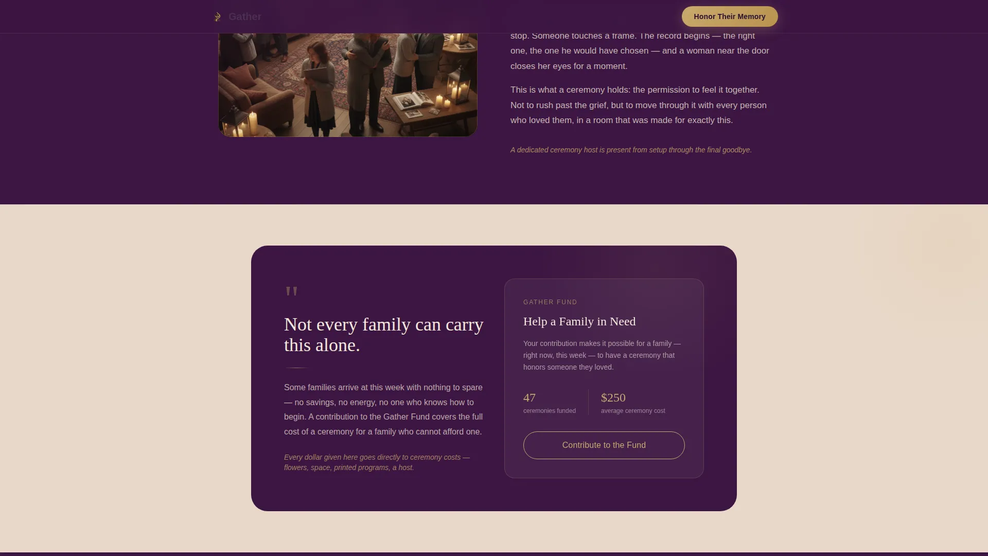 Funeral Home & Professional Website Template