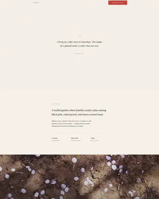 Cemetery & Burial Professional Website Template