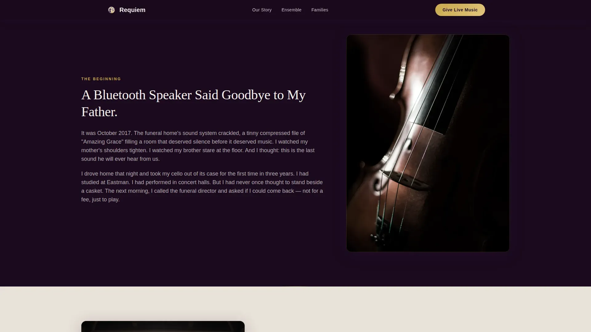 Local Funeral Services Professional Website Template