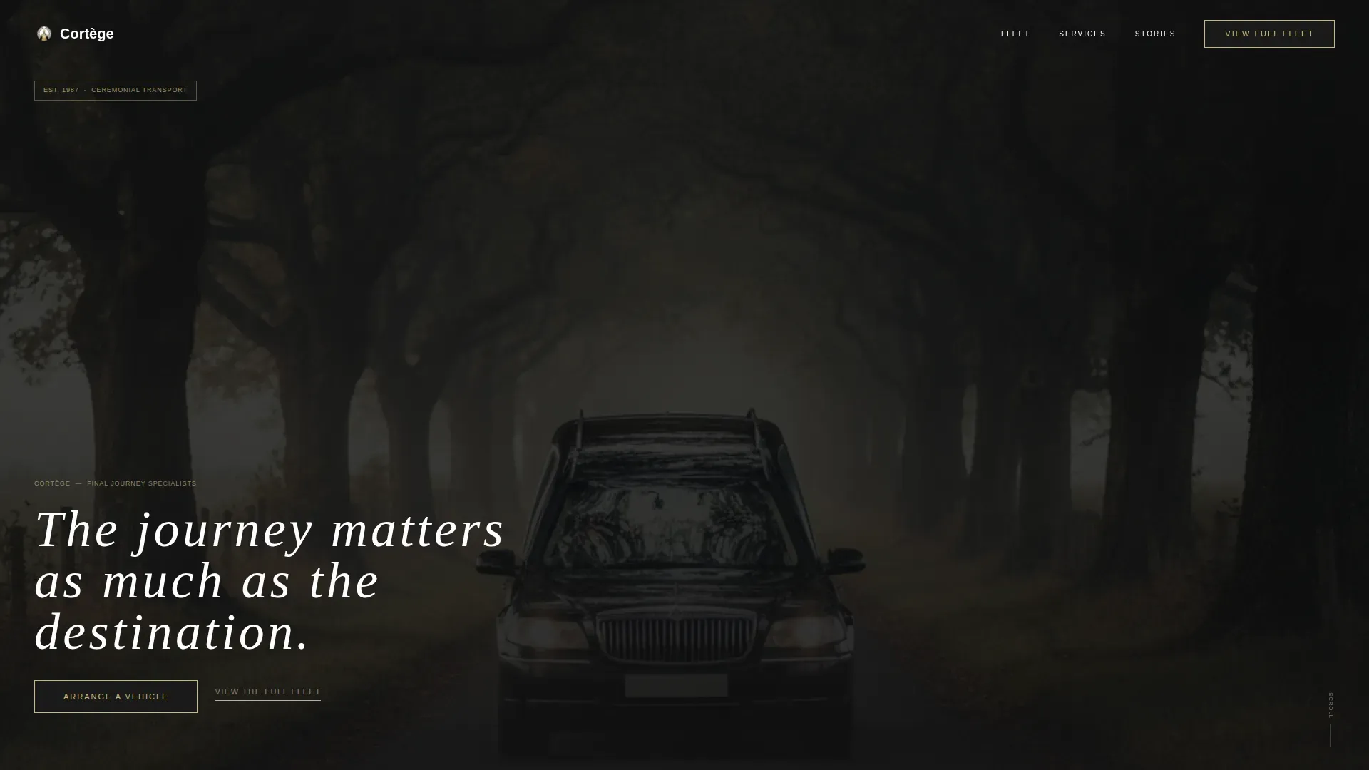Funeral Services Appointment Booking Website Template
