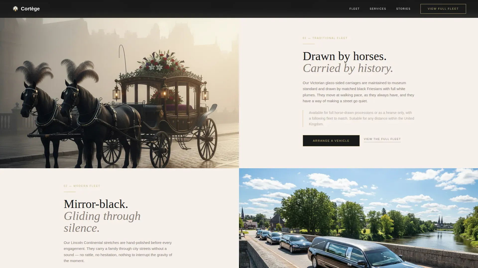 Funeral Services Appointment Booking Website Template