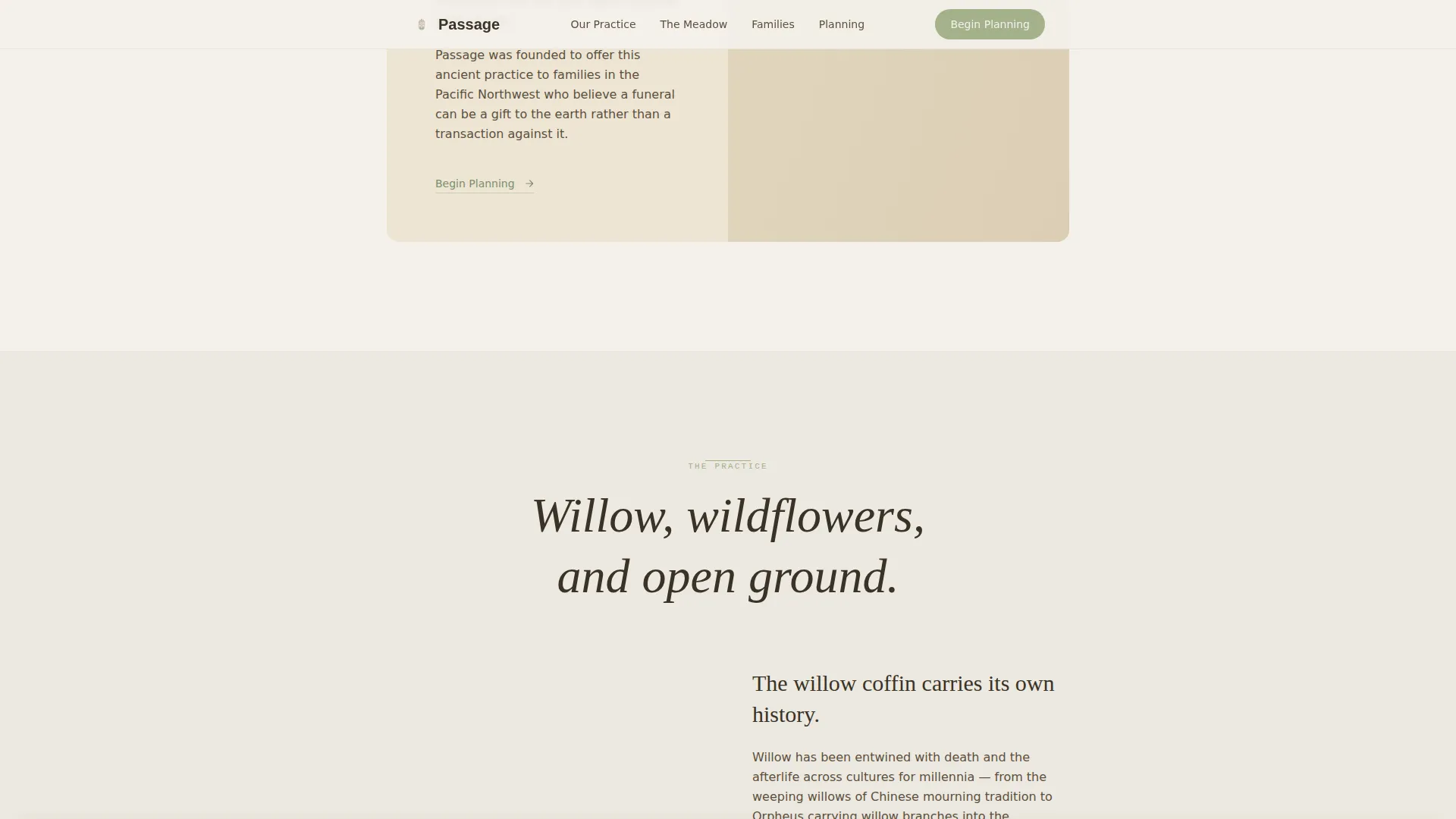 Funeral Home & Specialist Professional Website Template