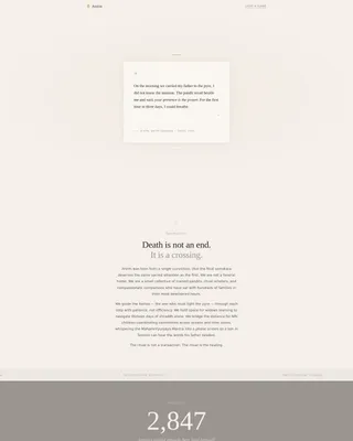 Funeral Home & Reviews Website Template
