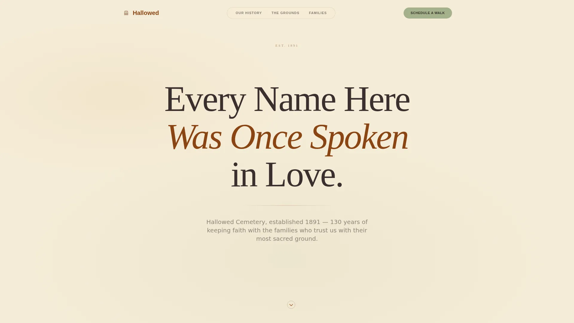 Cemetery & Burial Booking Website Template