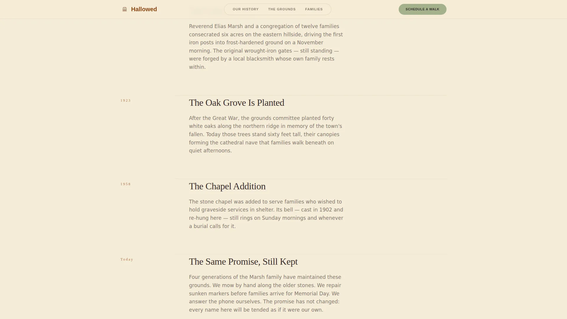 Cemetery & Burial Booking Website Template