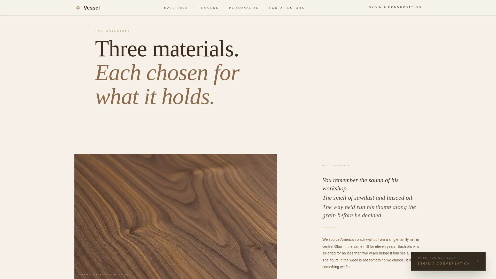 Crafted Heritage Urn Manufacturer Landing Page Template
