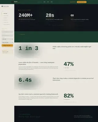 Professional Emergency Training Landing Page Template