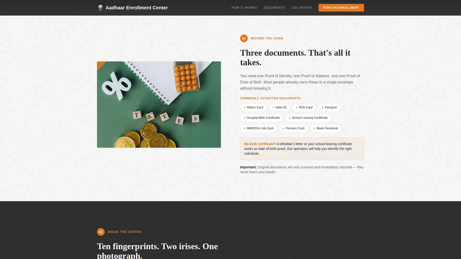 Verified Identity Services Landing Page Template