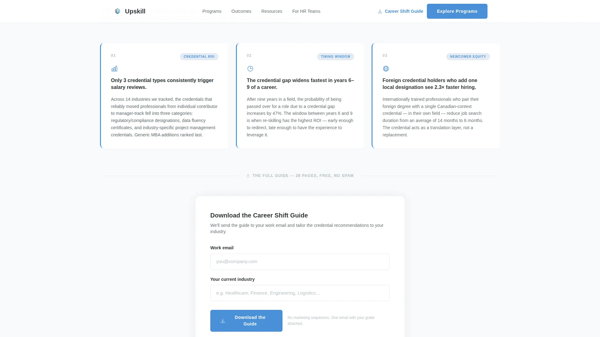 Education Department Careers Website Template