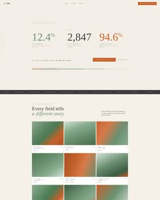Soil & Crop Analytics Landing Page Template