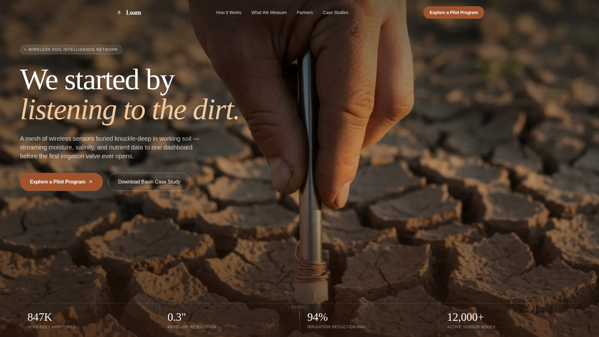 Precision Agriculture Technology Specialist Portfolio Website Template