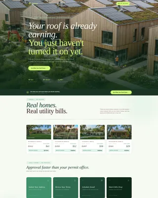 Solar & Wind Energy Professional Website Template