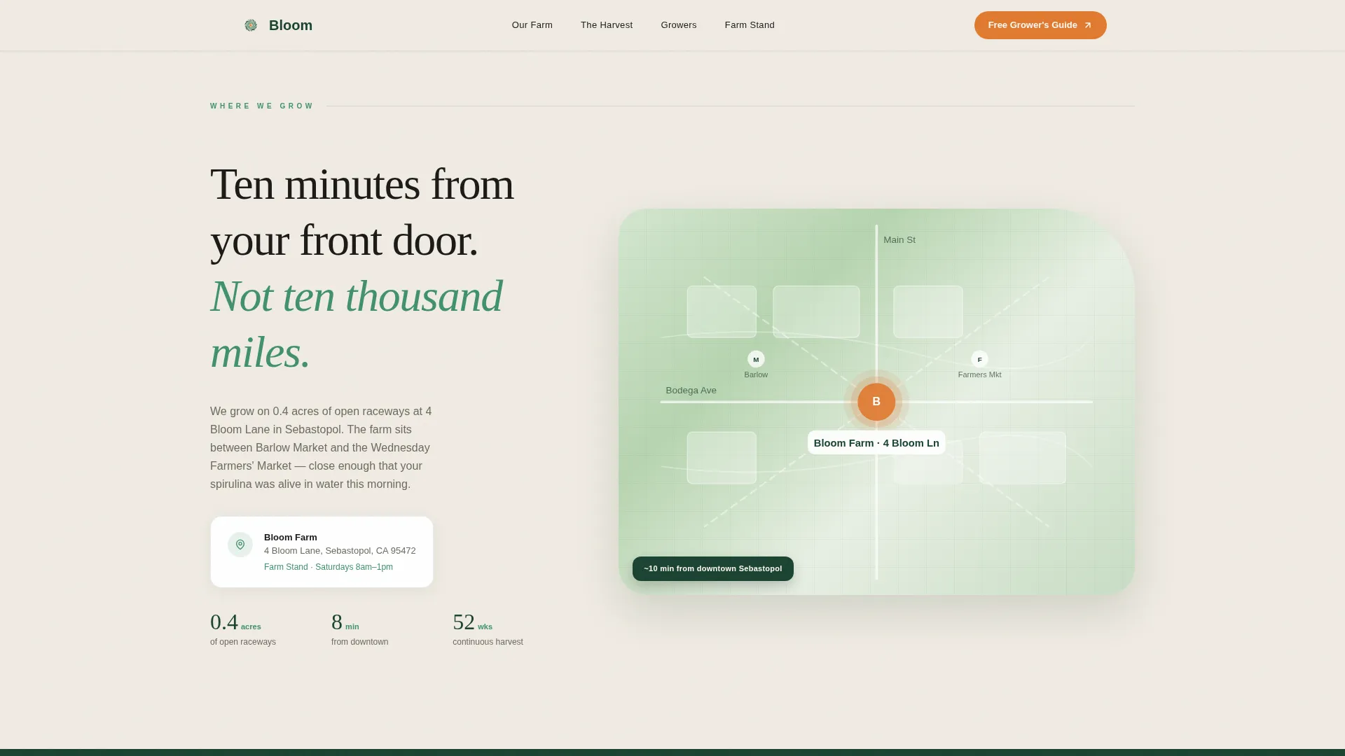 Specialty Farming Expert Professional Website Template