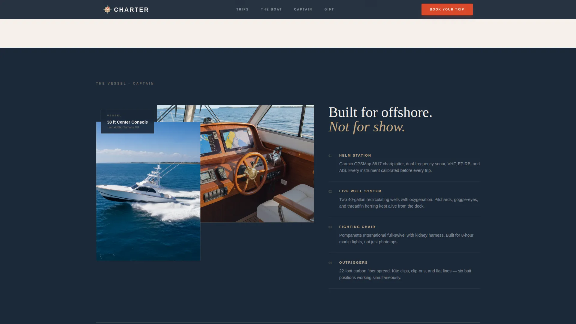 Fishery & Aquaculture Booking Website Template