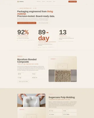 Sustainability & Green Business Professional Website Template