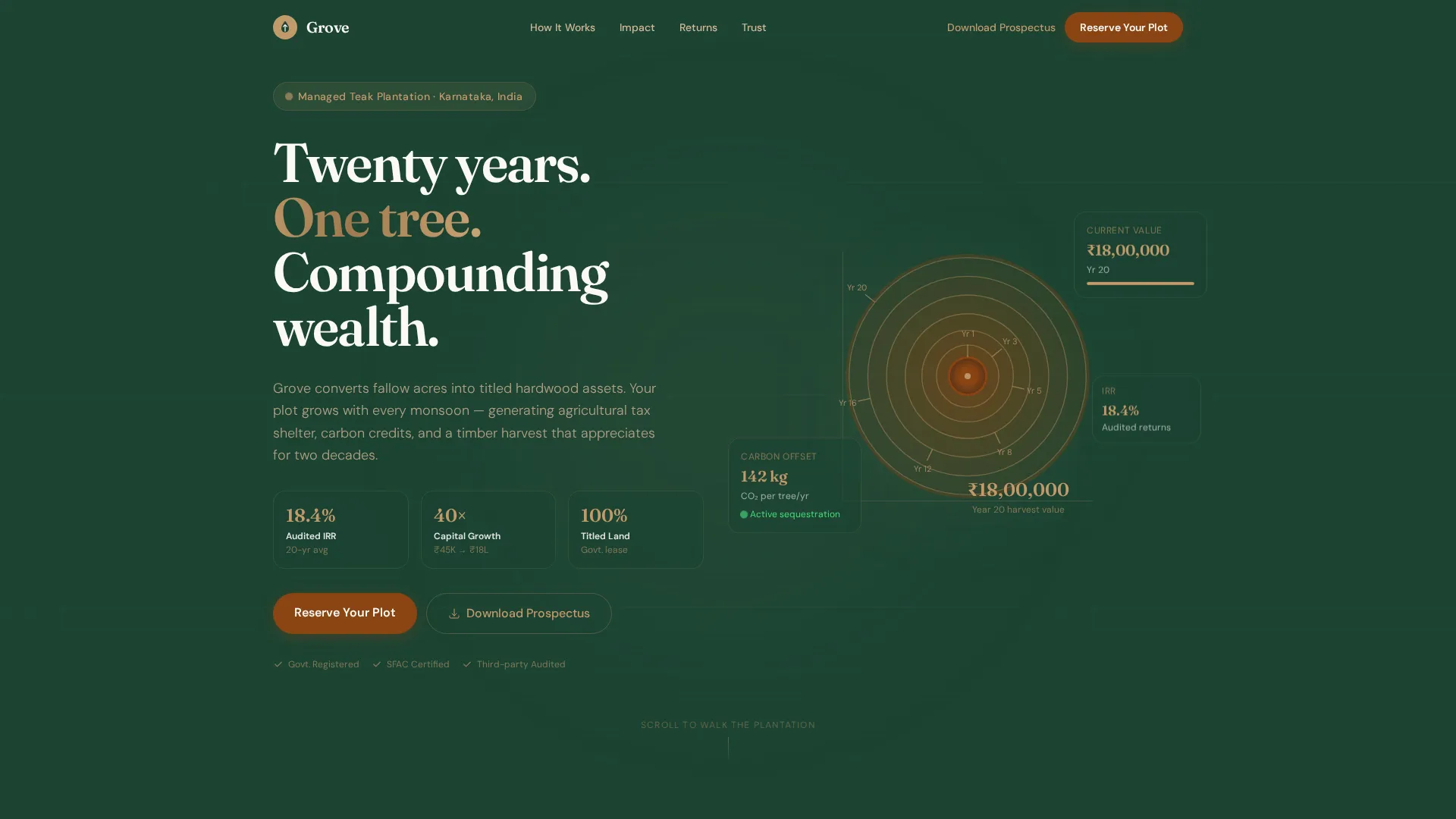 Forestry & Timber Cost Calculator Website Template