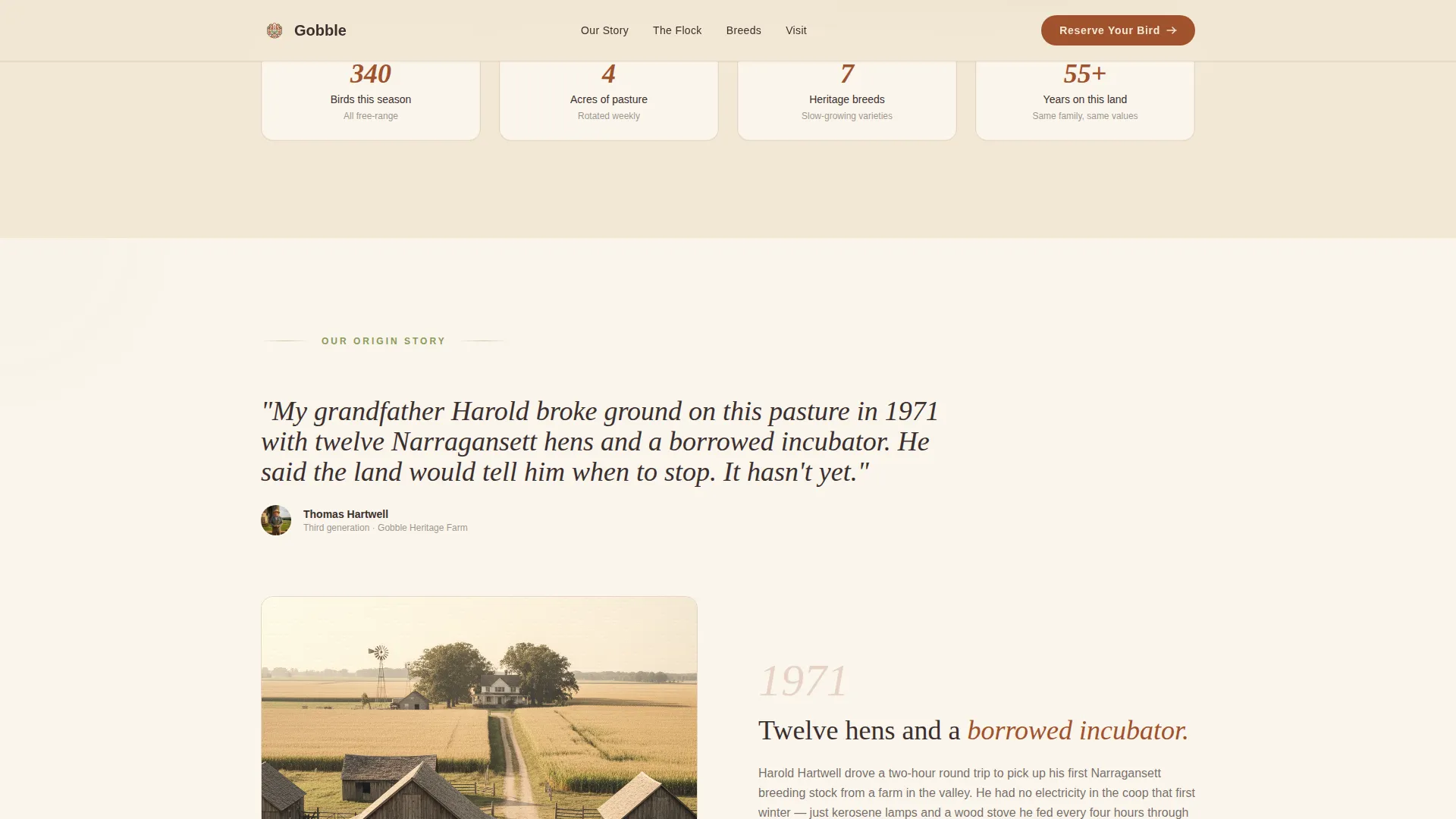 Livestock & Animal Husbandry Specialist Professional Website Template