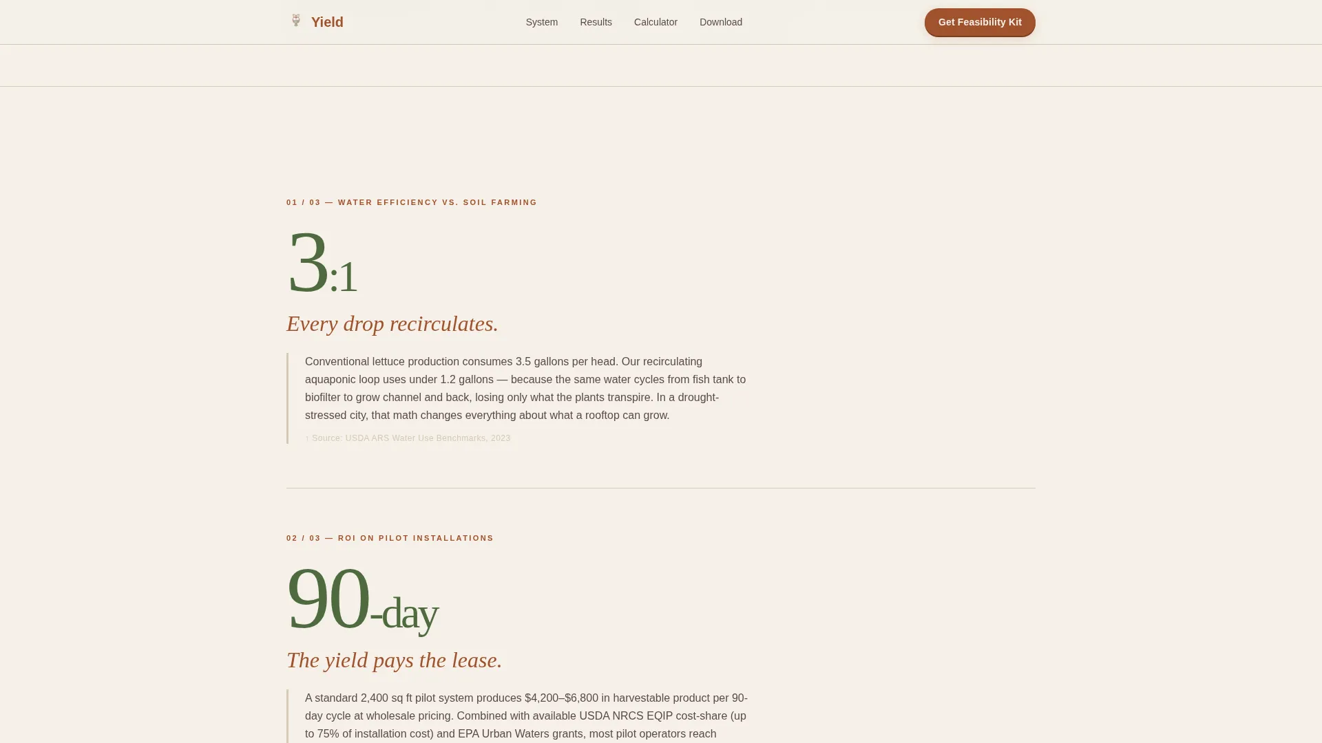 Urban Agriculture Specialist Professional Website Template