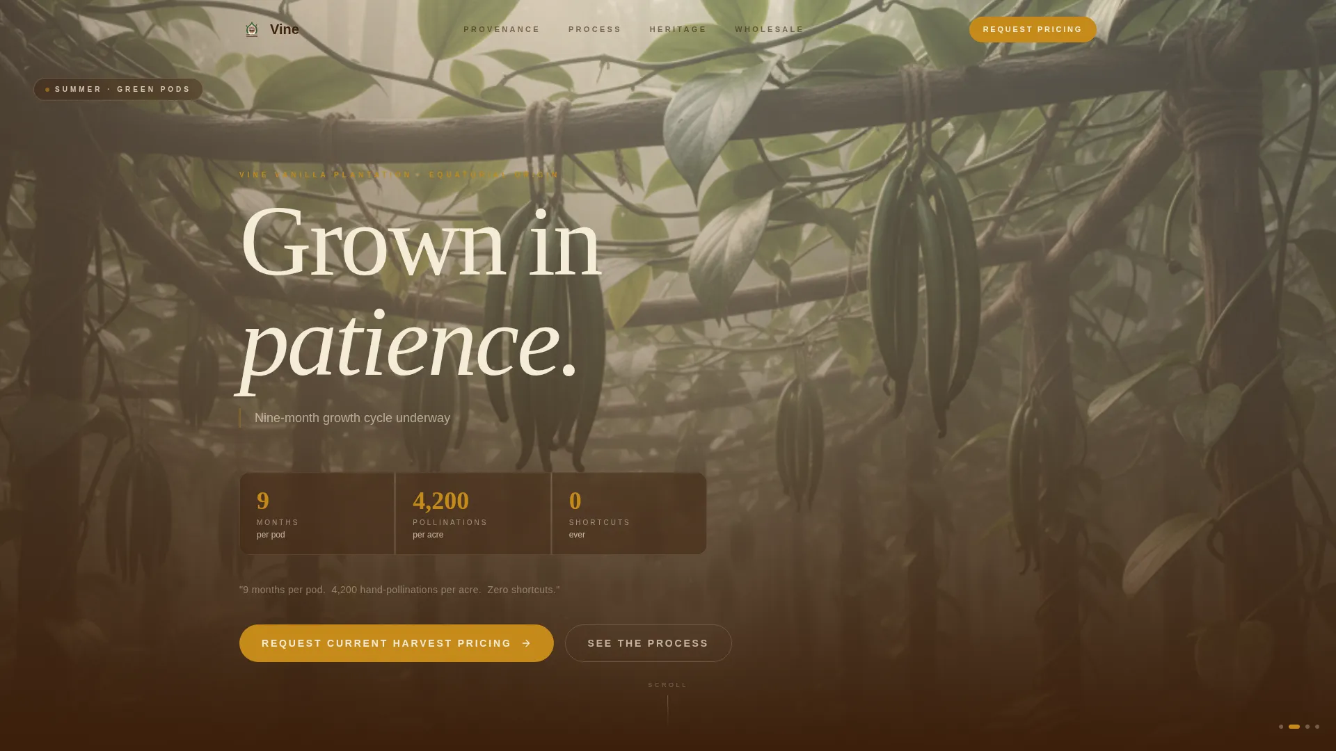 Spice & Herb Farm Pricing Website Template