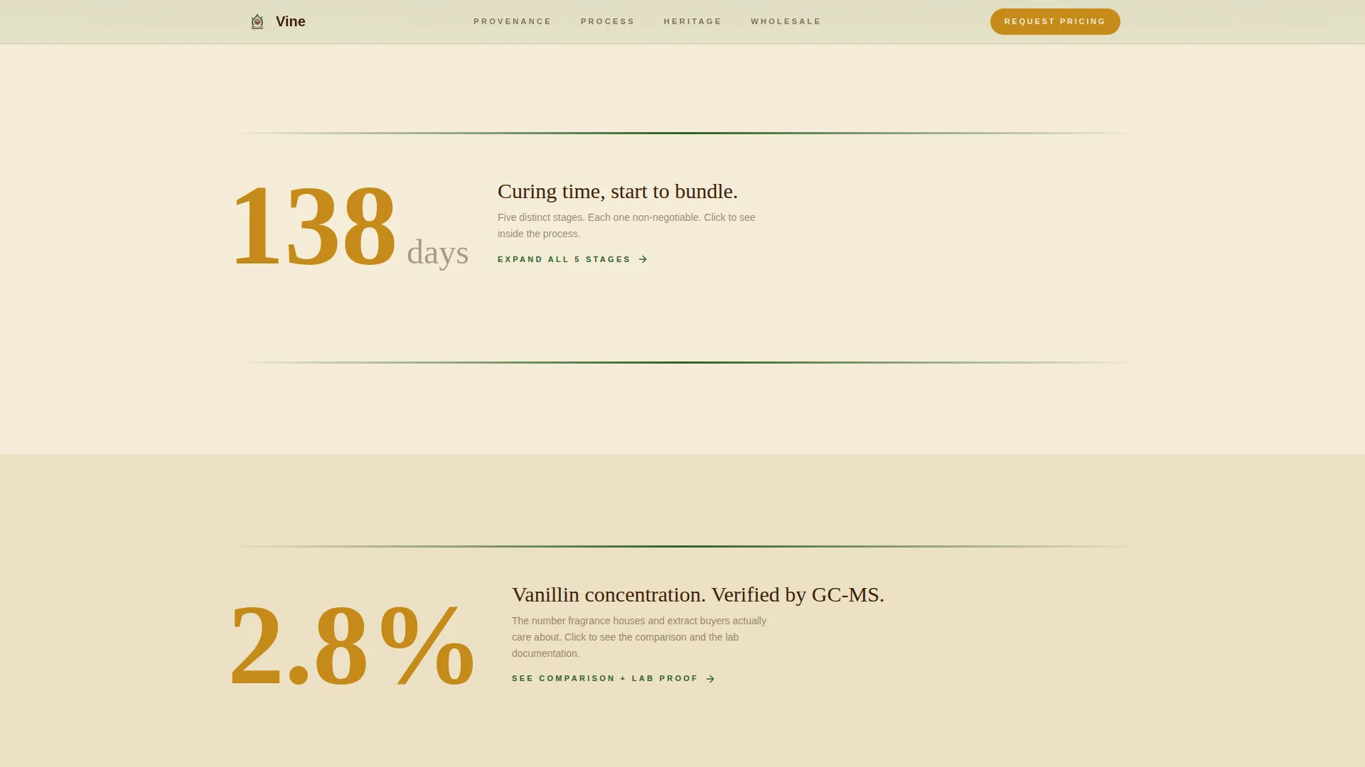Spice & Herb Farm Pricing Website Template
