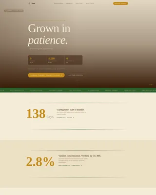 Spice & Herb Farm Pricing Website Template