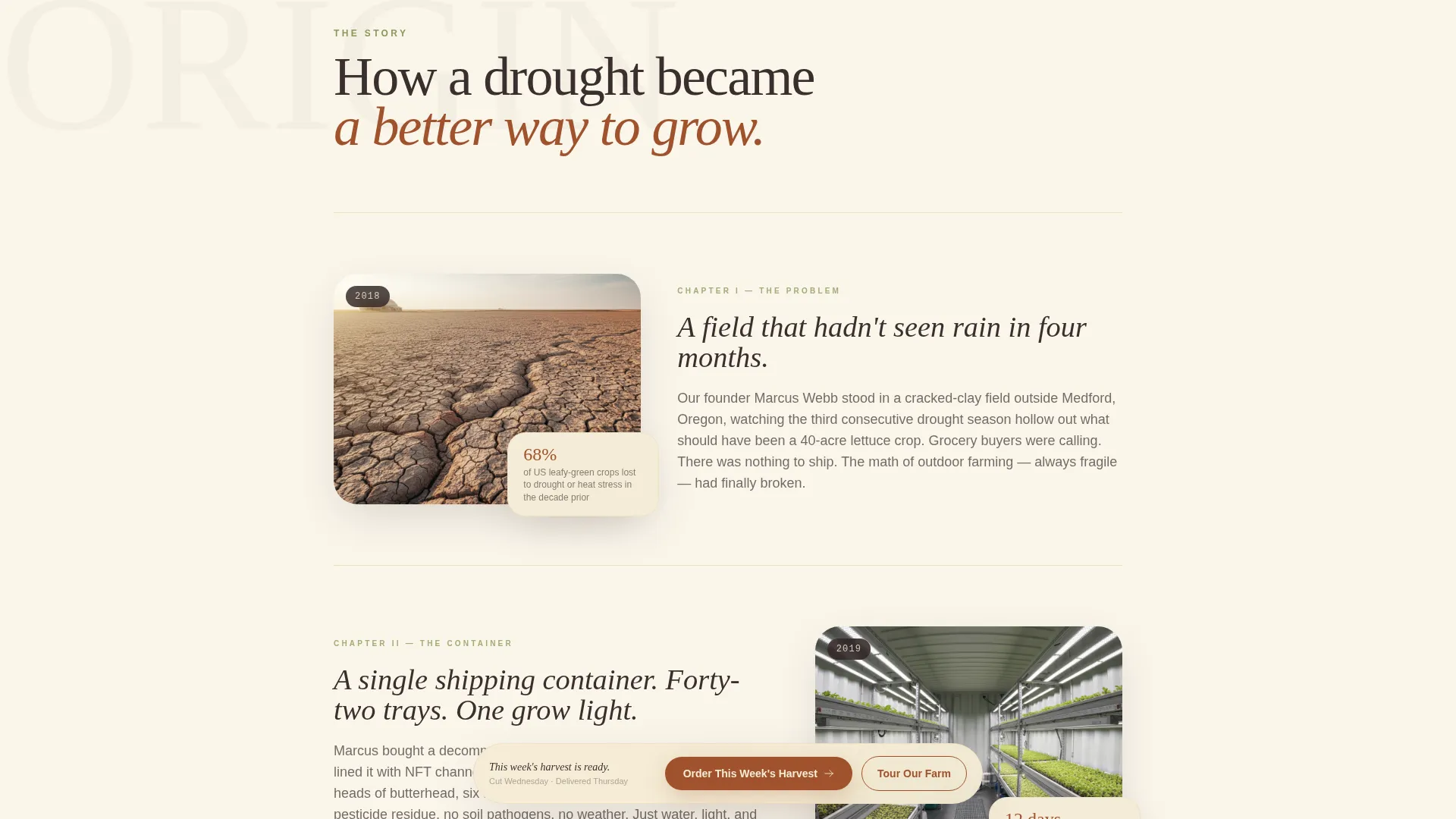 Agritech & Farm Tech Professional Website Template