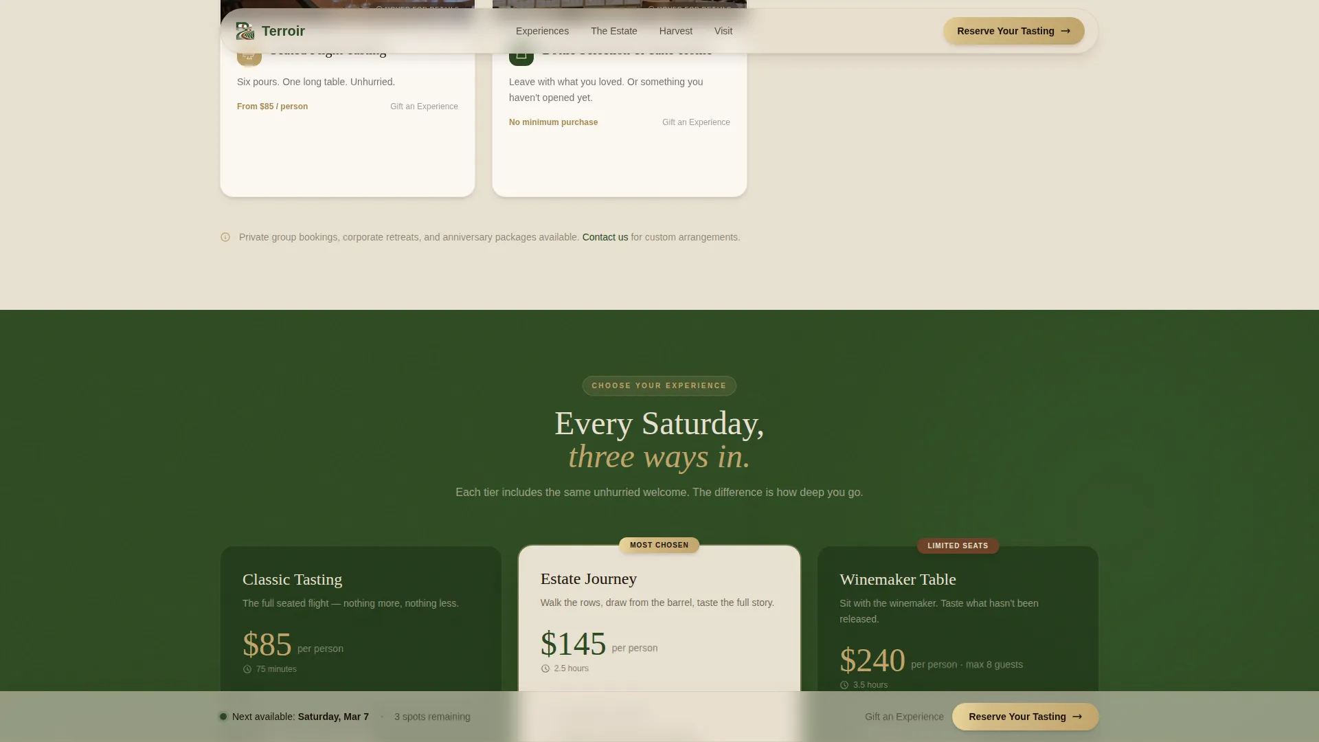 Agri-Tourism & Farm Experience Specialist Booking Website Template