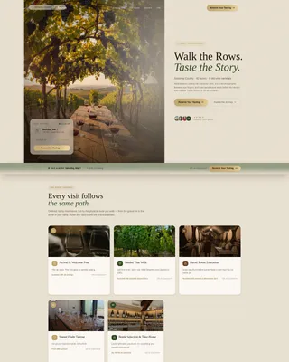 Agri-Tourism & Farm Experience Specialist Booking Website Template