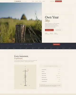 Climate & Environmental Monitoring Specialist Professional Website Template