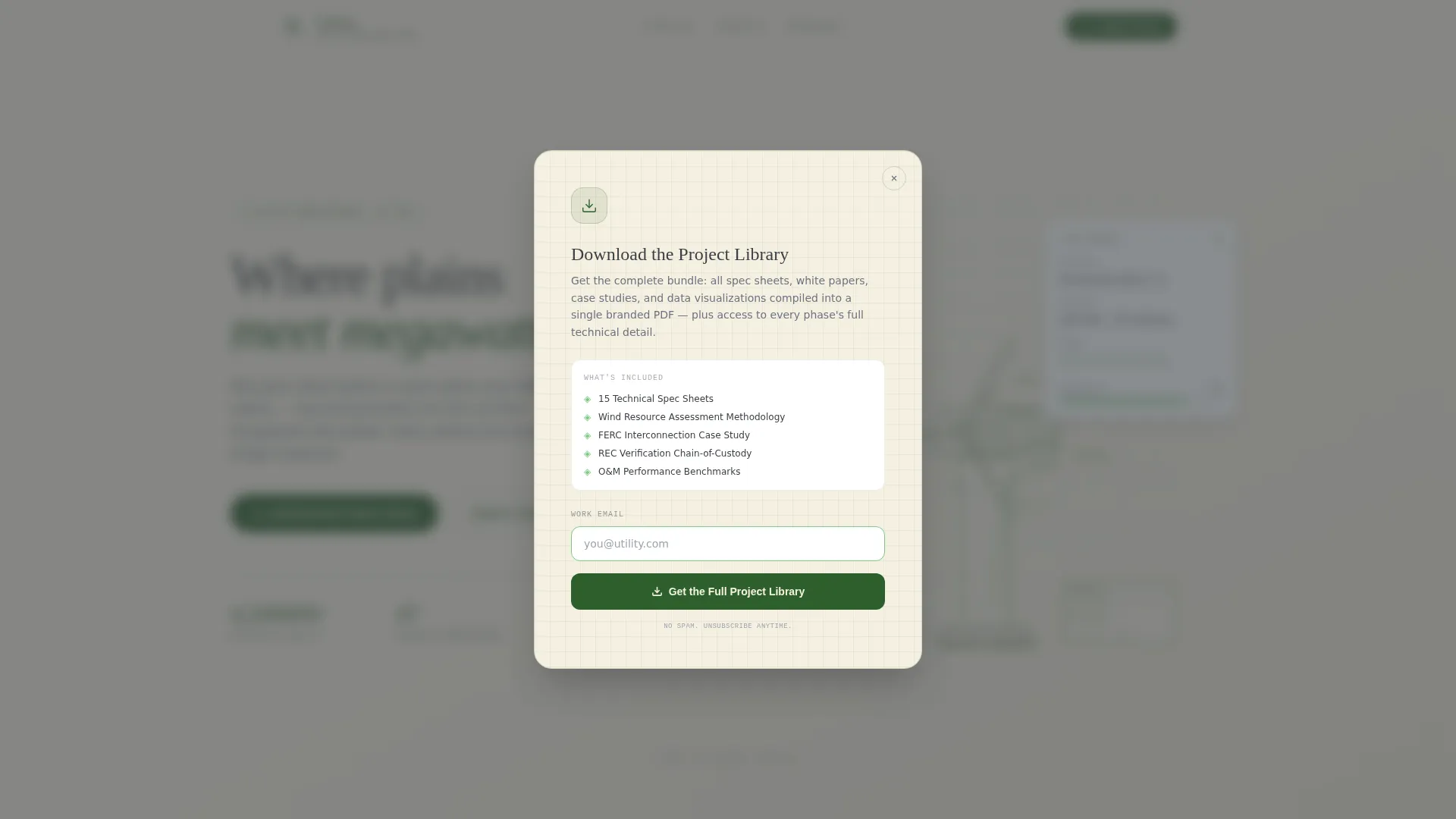 Renewable Energy Company Professional Website Template