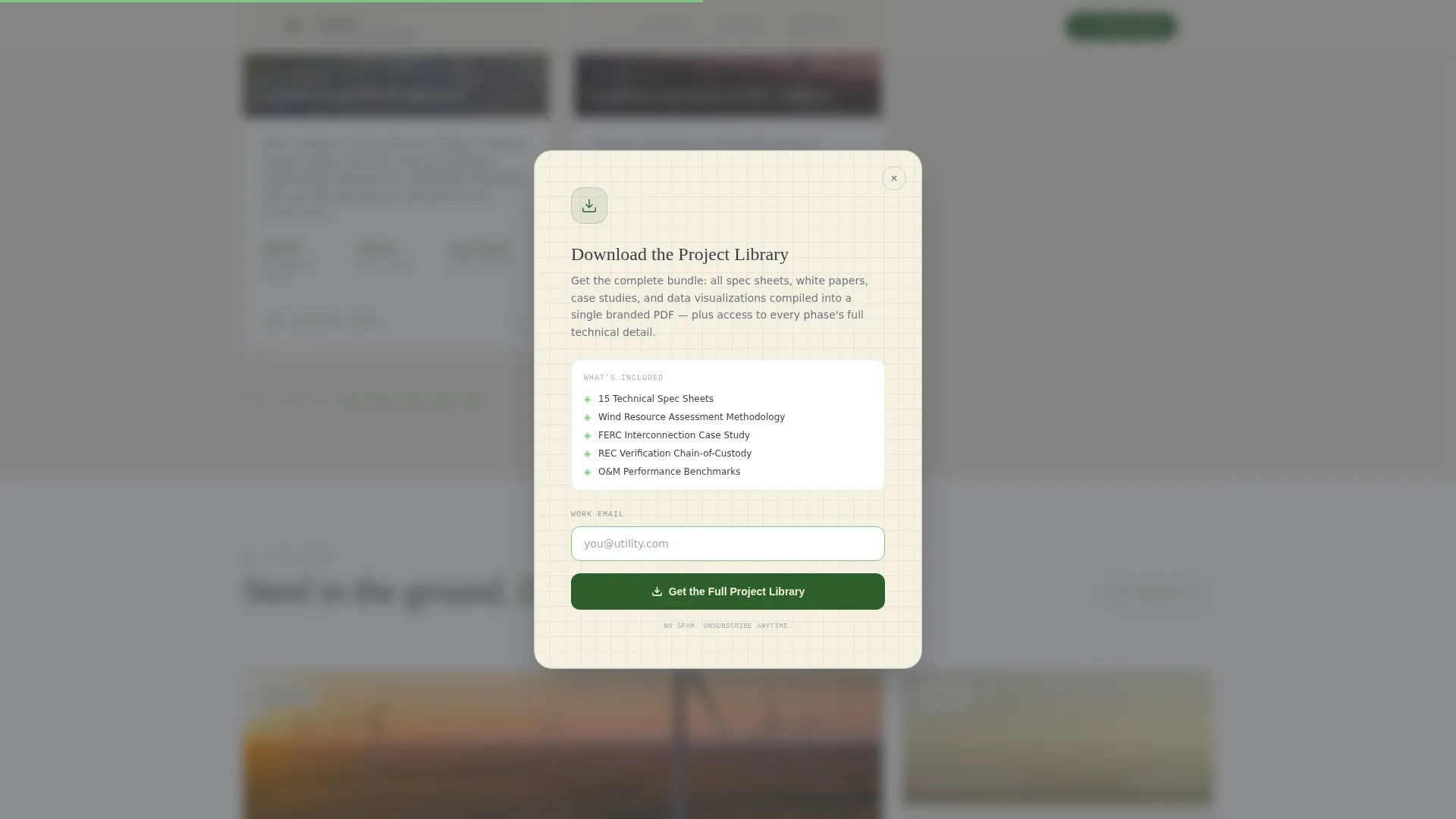 Renewable Energy Company Professional Website Template