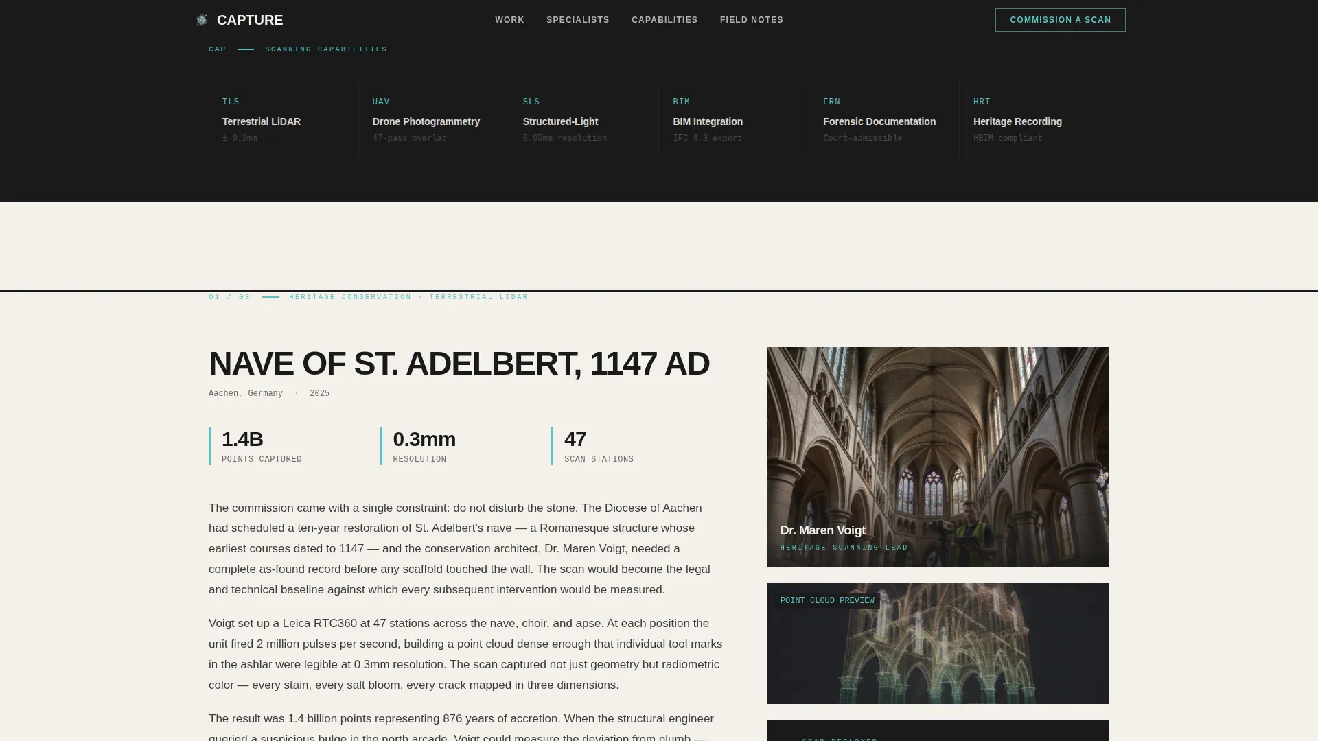Architectural Technology Professional Website Template