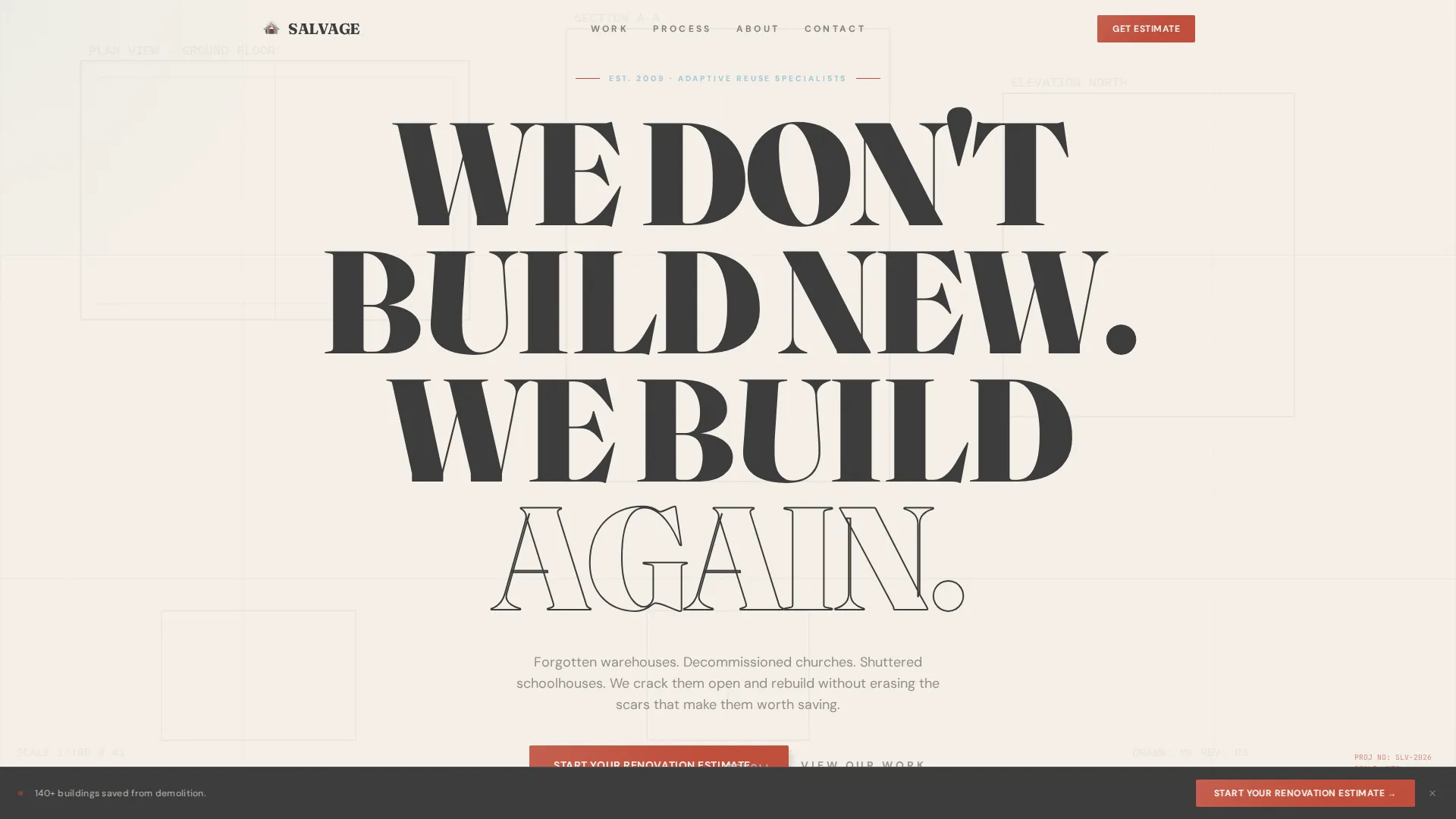 Sustainable & Green Architecture Cost Calculator Website Template