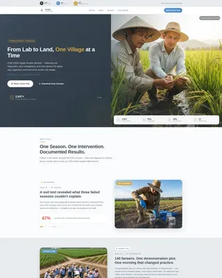 Innovative Extension Services Landing Page Template