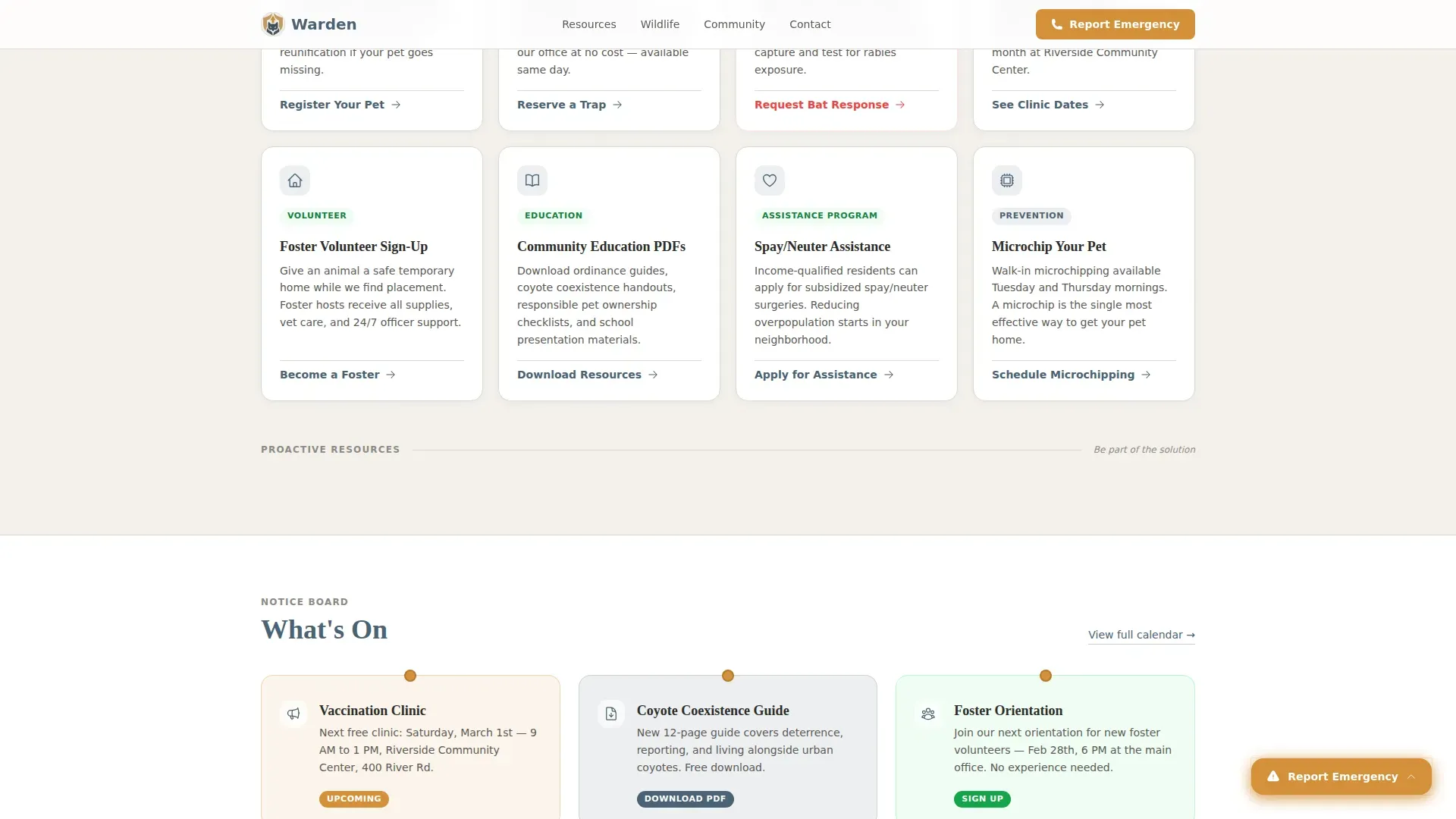 Trusted Animal Control Landing Page Template